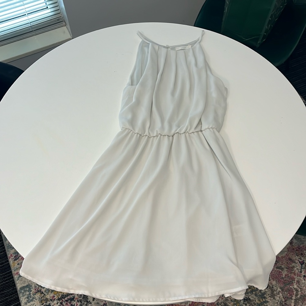 Francesca’s white lush sundress